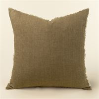 INDABA - 24X24 LINA LINEN PILLOW HAZELNUT