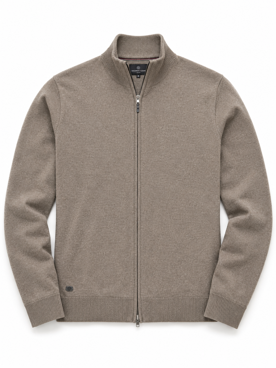 POINT ZERO - MEN'S FULL ZIP MOCK SWEATER