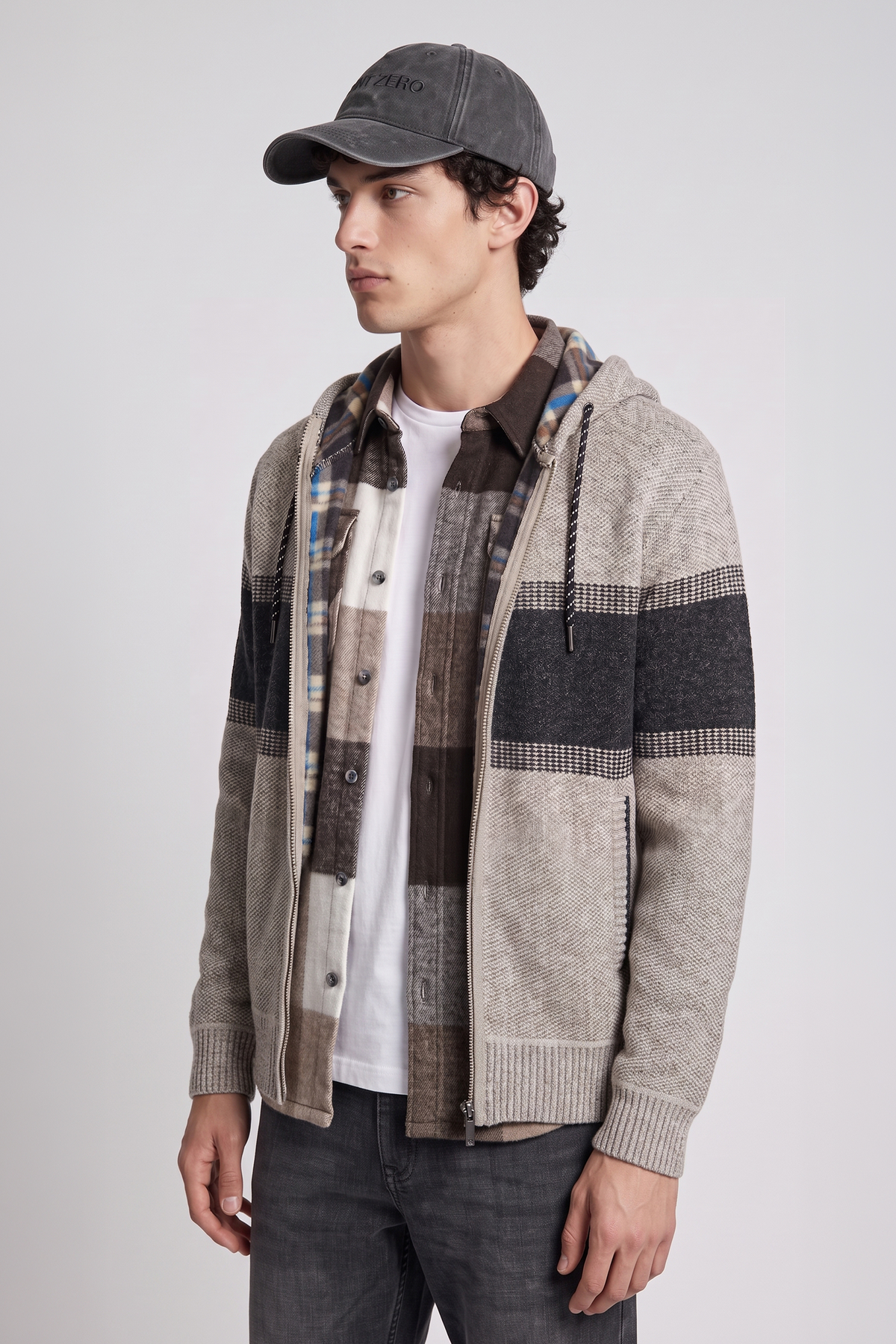 POINT ZERO - MEN'S 7768605 FULL ZIP HOODIE
