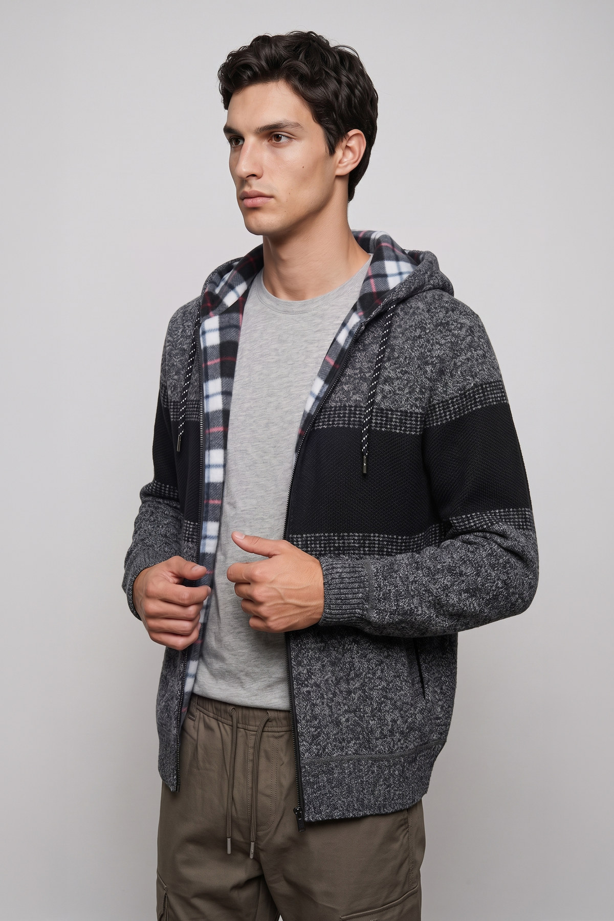 POINT ZERO - MEN'S 7768605 FULL ZIP HOODIE