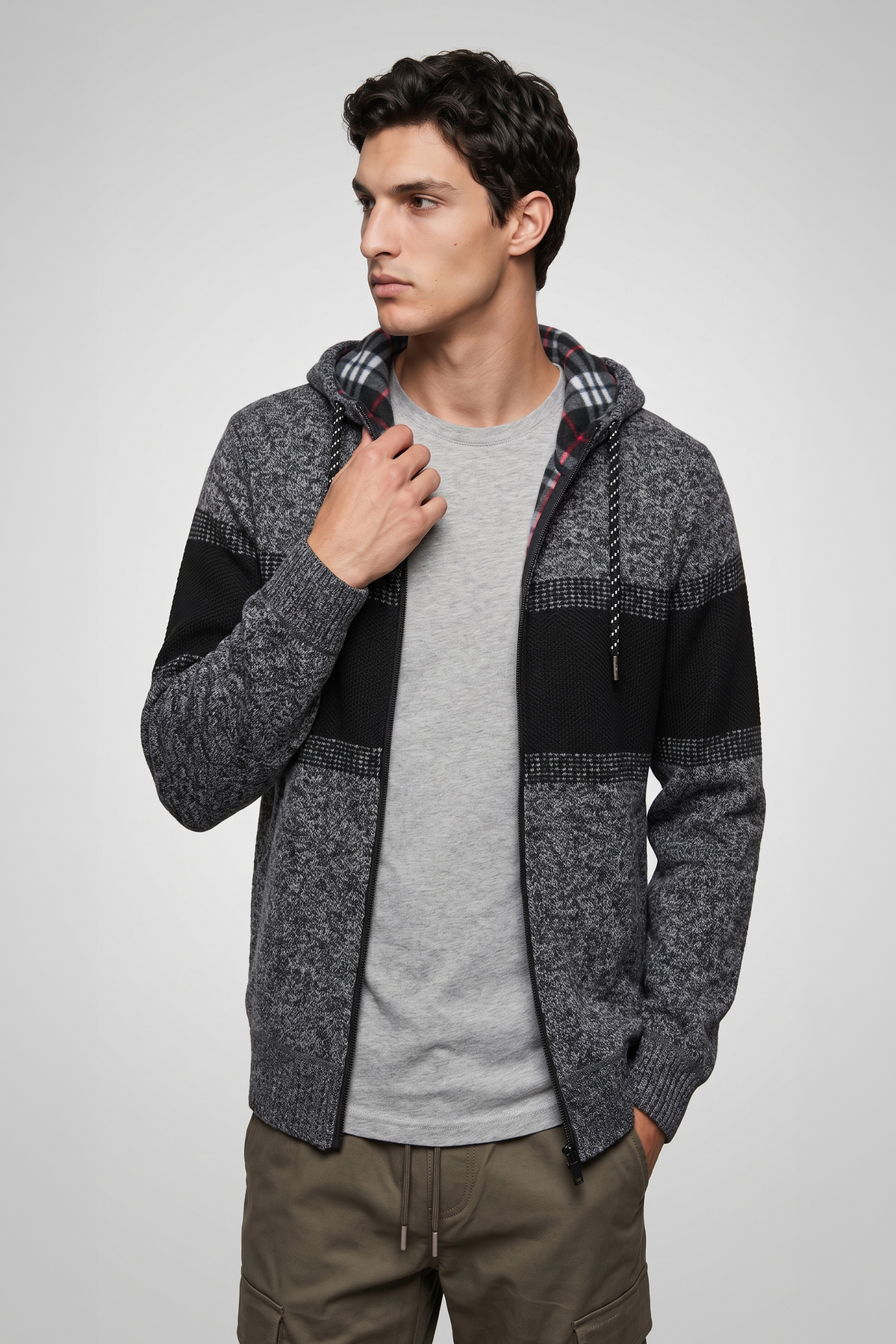 POINT ZERO - MEN'S 7768605 FULL ZIP HOODIE