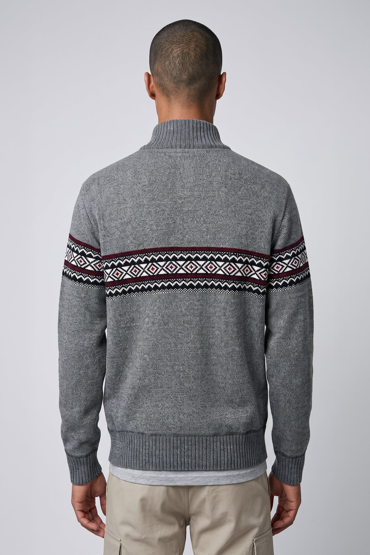 POINT ZERO - MEN'S 7768671 MOCK ZIP