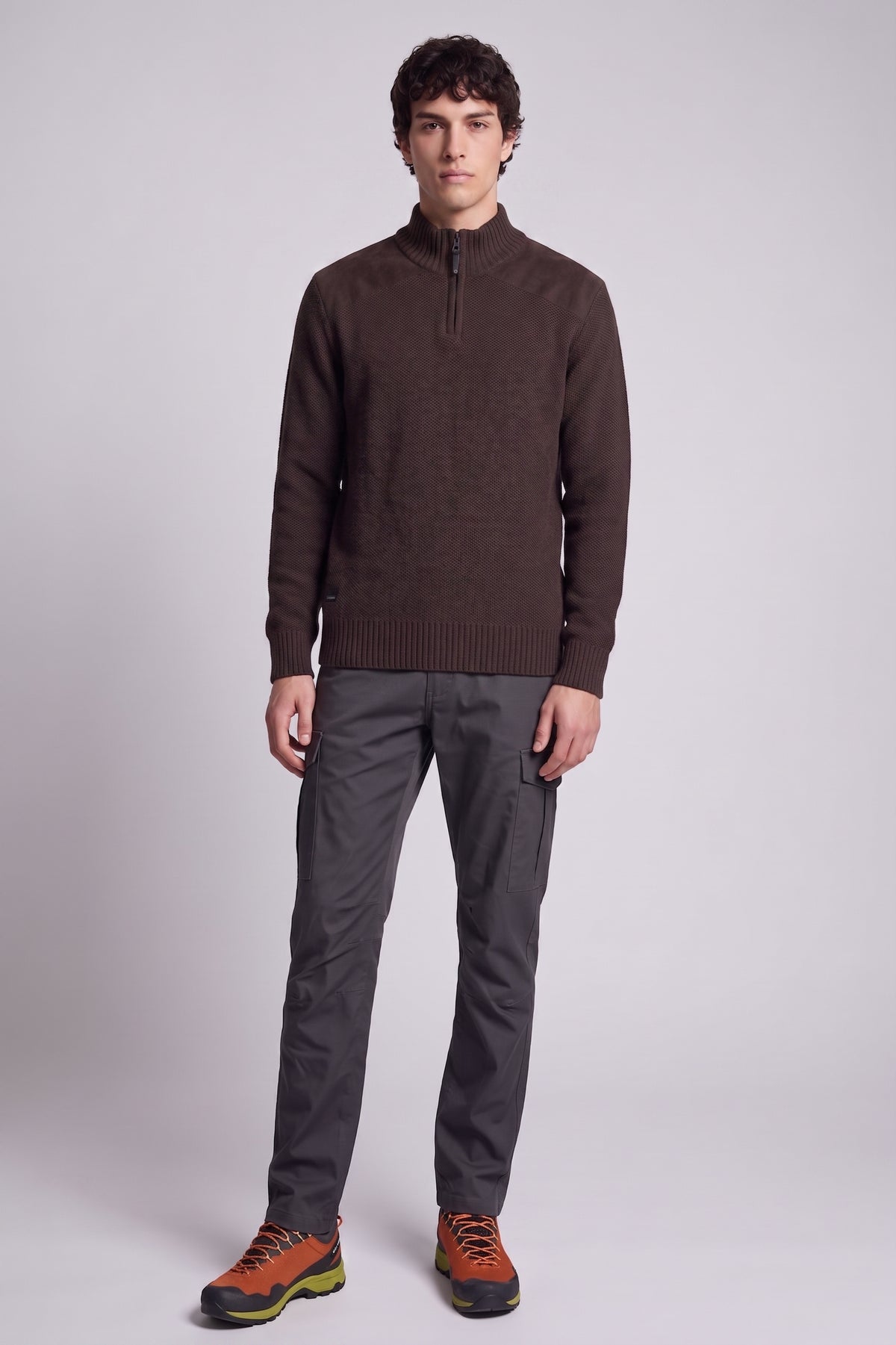 POINT ZERO - MEN'S 7768674 MOCK ZIP