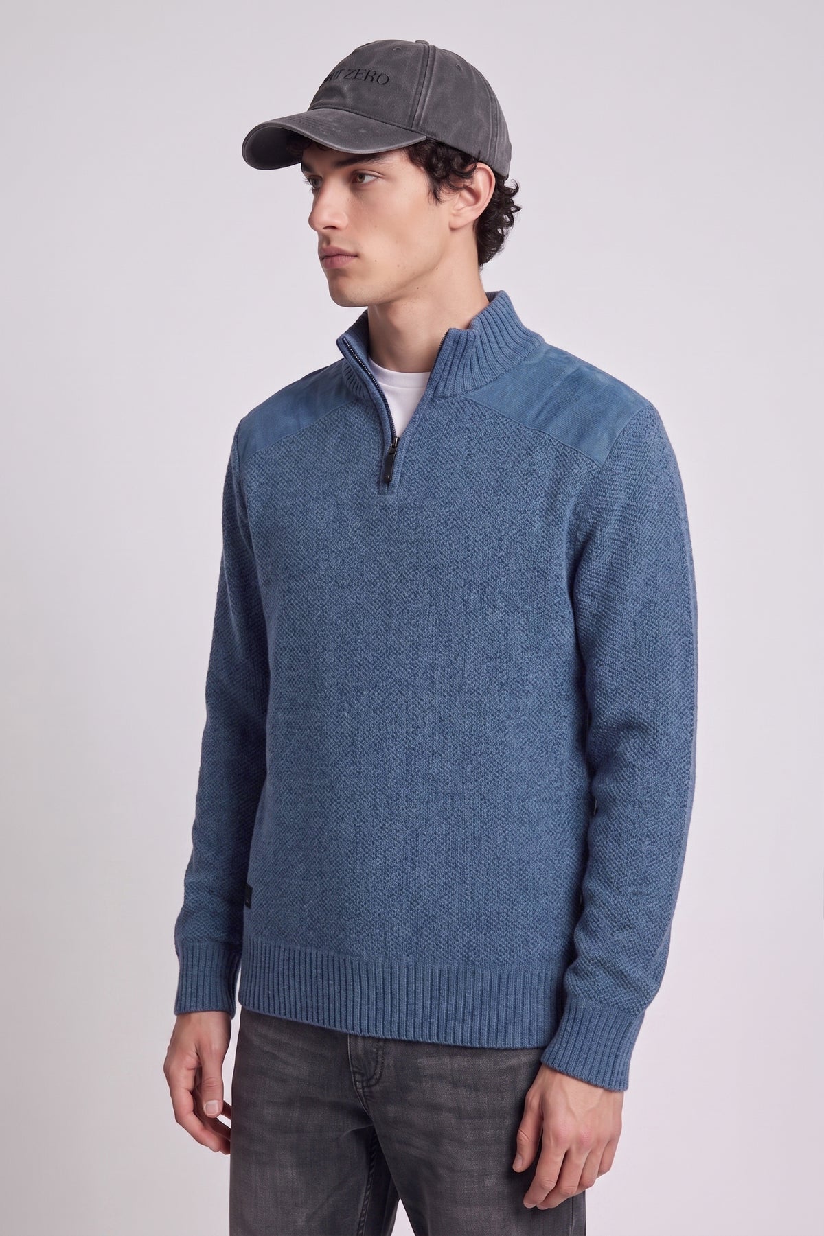 POINT ZERO - MEN'S 7768674 MOCK ZIP