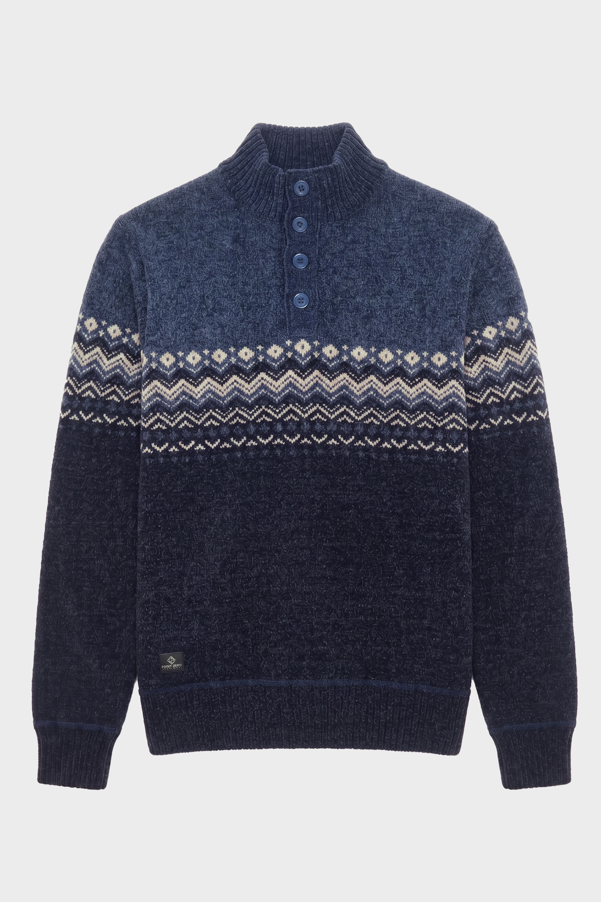 POINT ZERO - MEN'S 7768700 MOCK ZIP