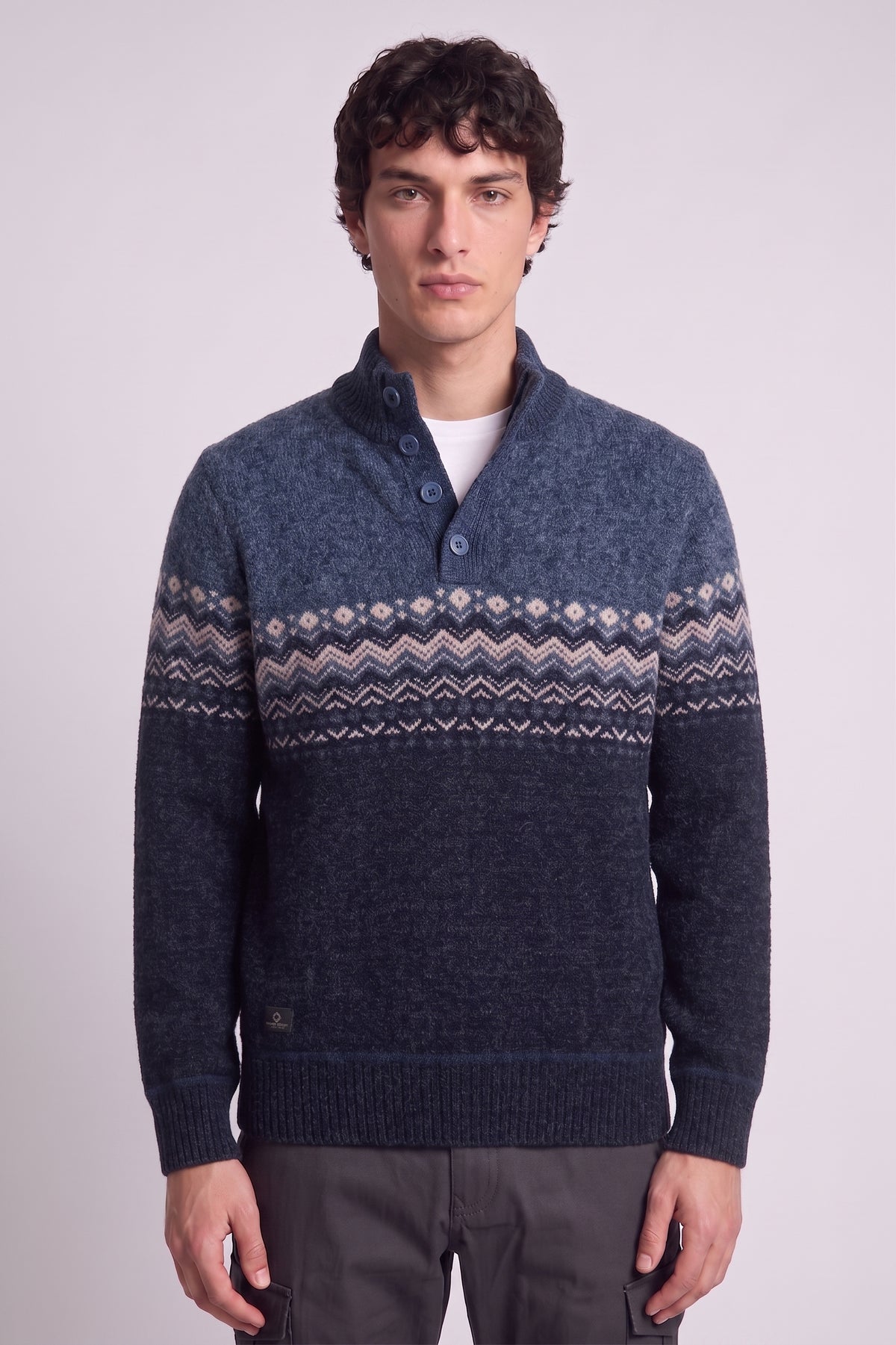 POINT ZERO - MEN'S 7768700 MOCK ZIP