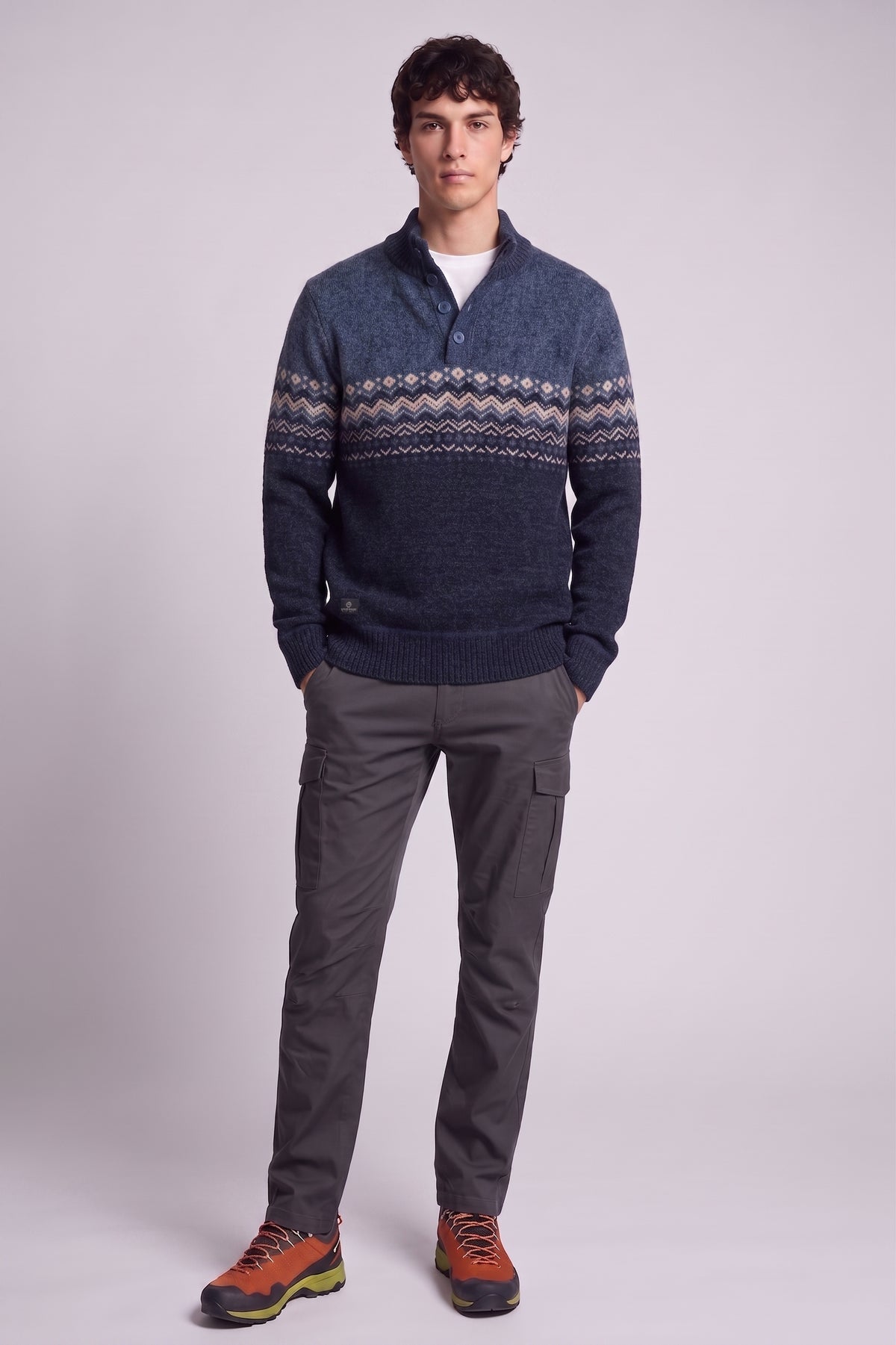 POINT ZERO - MEN'S 7768700 MOCK ZIP