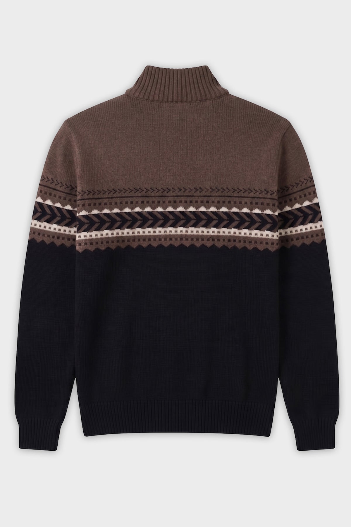 POINT ZERO - BONDED CHENILLE MOCK NECK SWEATER