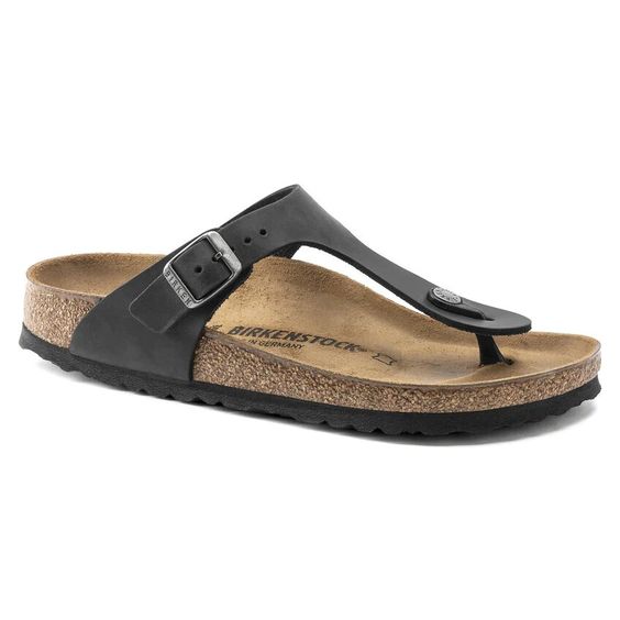 BIRKENSTOCK- WOMEN'S GIZEH OILED LEATHER SANDAL