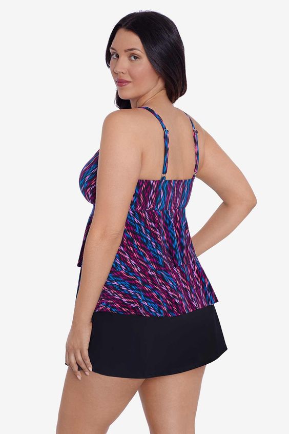 TRIMSHAPER- WOMEN'S LEONA SERAPE TANKINI