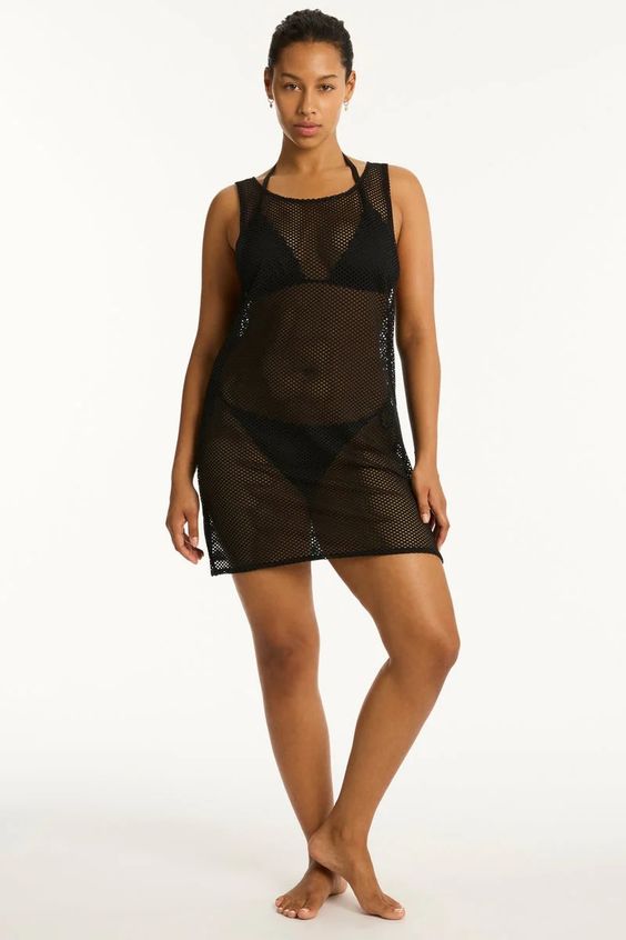 SEA LEVEL- WOMEN'S SURF MESH COVER UP