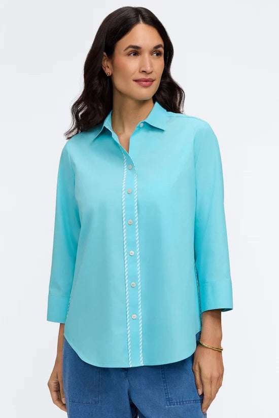 FOXCROFT - WOMEN'S MARGIE 3/4 SLEEVE SHIRT