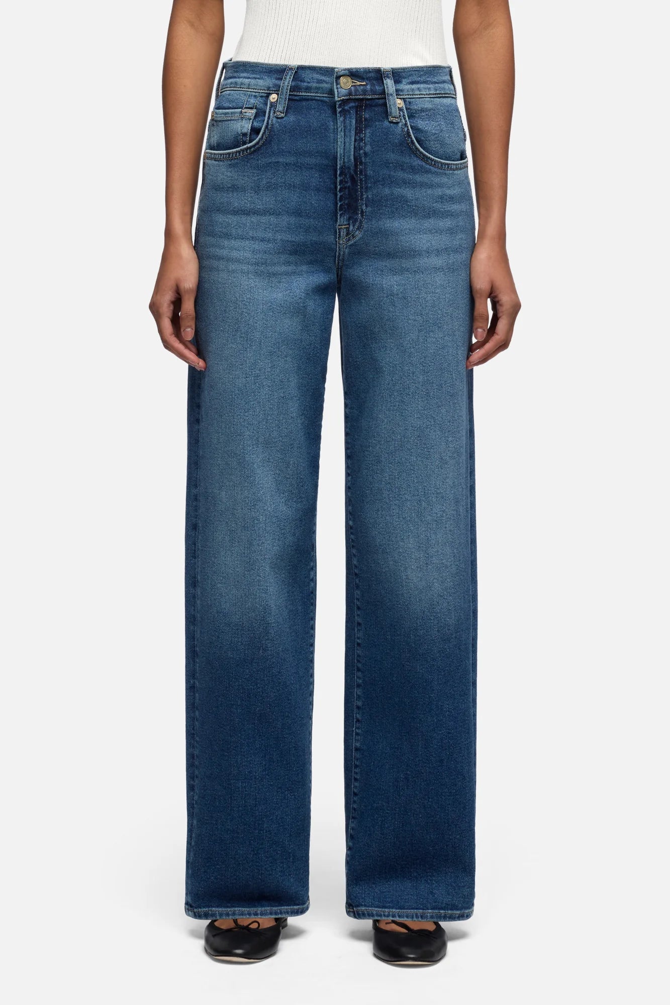 7 FOR ALL MANKIND - STOVEPIPE STRAIGHT DENIM
