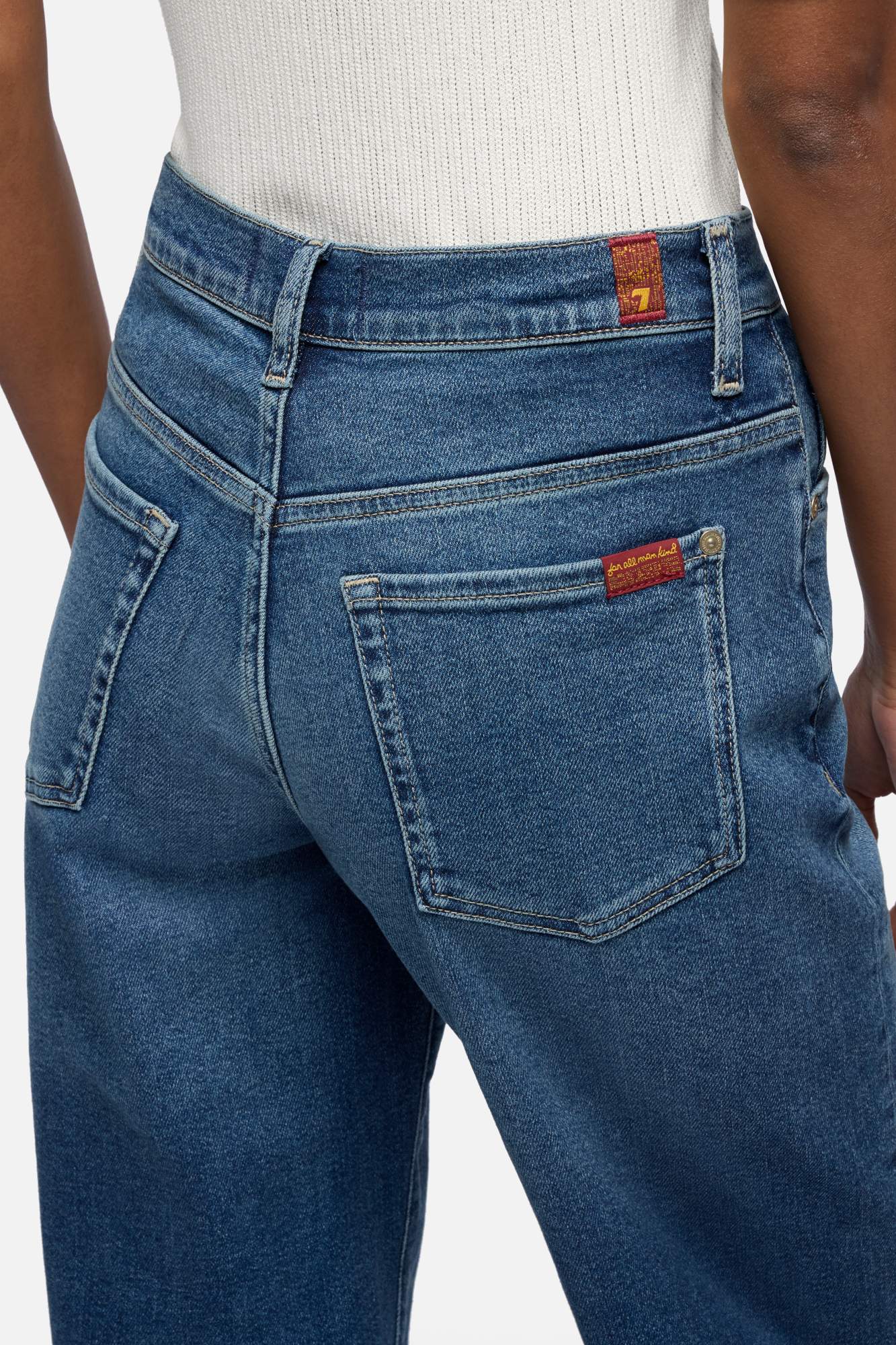 7 FOR ALL MANKIND - STOVEPIPE STRAIGHT DENIM