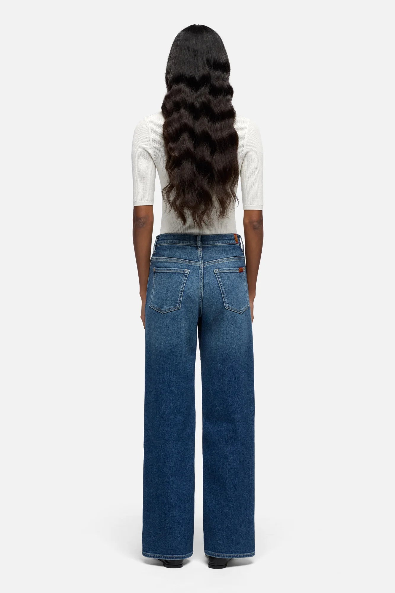7 FOR ALL MANKIND - STOVEPIPE STRAIGHT DENIM