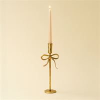 INDABA - BOW FORGED CANDLESTICK L, GOLD