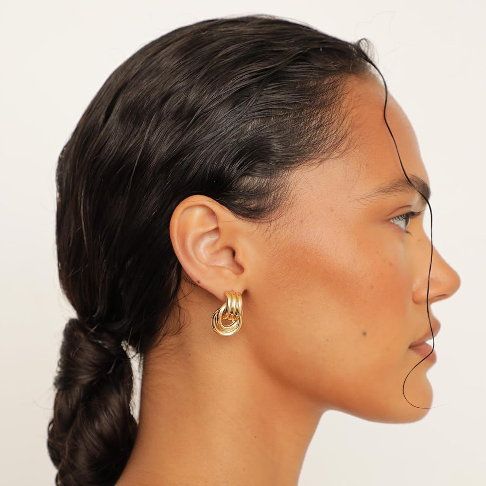 HEAVEN MAYHEM - BABY KNOT EARRINGS