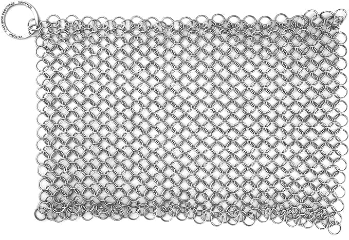 VICTORIA - CAST IRON STAINLESS STEAL SCRUBBER