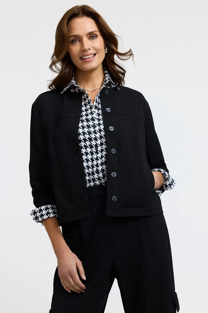 FOXCROFT - WOMENS Meghan Classic Houndstooth Shirt
