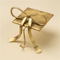 INDABA - BOW STOCKING HOLDER, GOLD