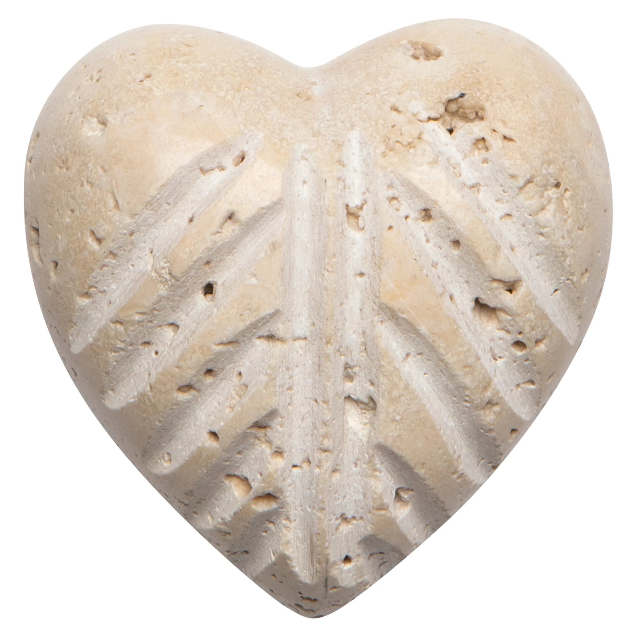 DANICA - Beige Marble Heart Medium