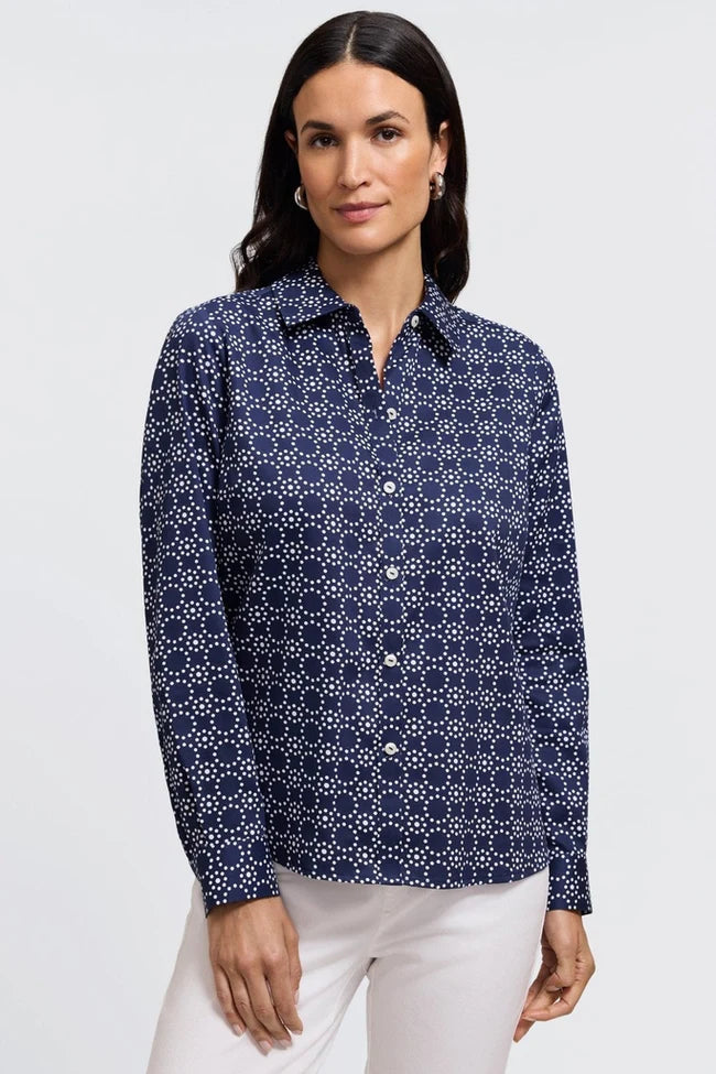FOXCROFT - WOMEN'S HAMPTON LS SHIRT
