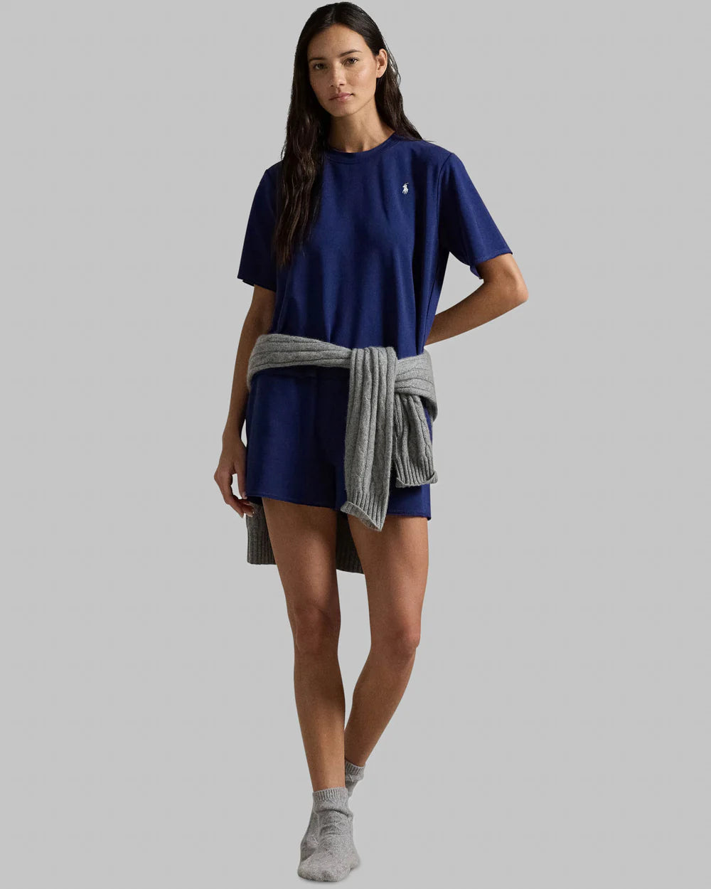 POLO RALPH LAUREN- WOMEN'S CLUB TERRY SHORT SLEEVE SHORT SET