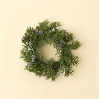 INDABA - FROSTED BERRY MINI WREATH L