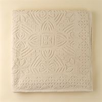INDABA - VELVET CUTWORK BED QUILT