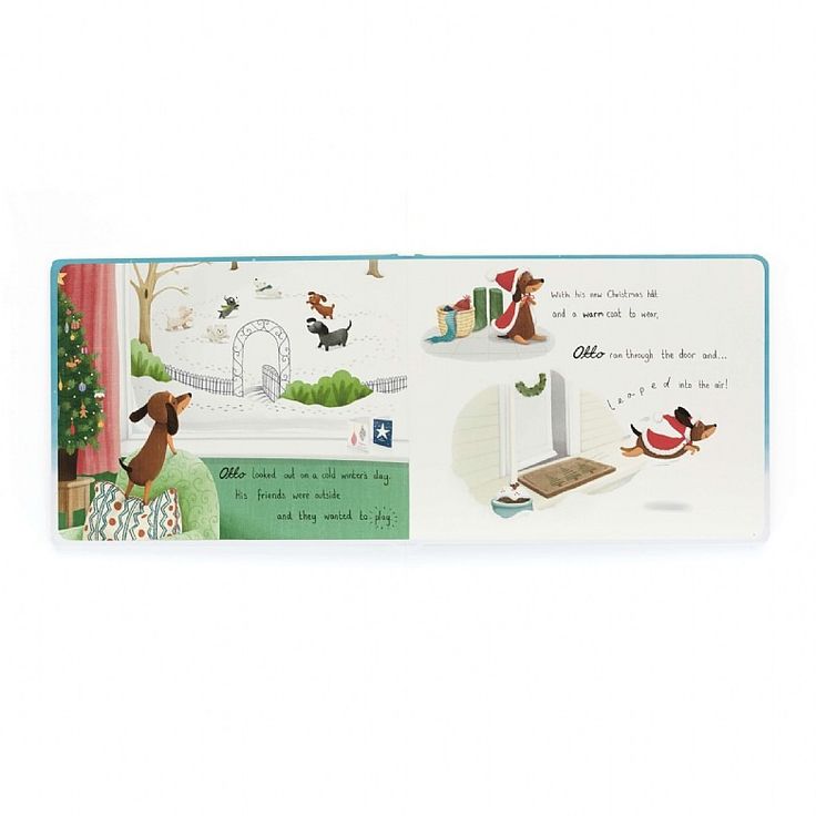 JELLYCAT- OTTO'S SNOWY CHRISTMAS BOOK