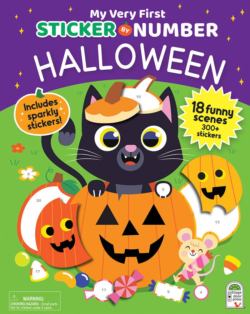 My Very First Sticker by Number Halloween