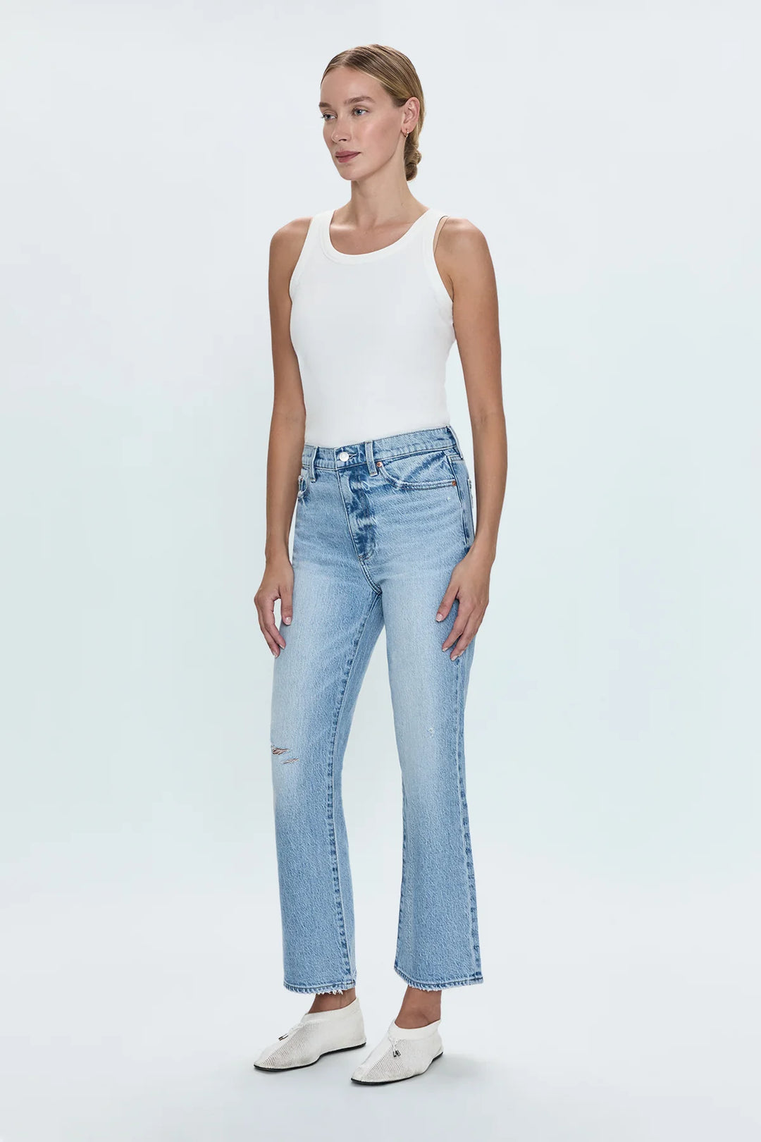 PISTOLA- Women's Ally High Rise Vintage Ankle Boot Jeans