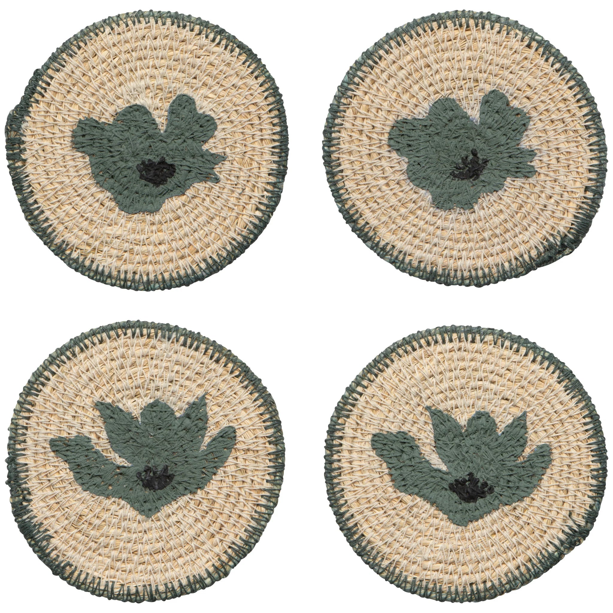 DANICA - SET/4 COASTER SEAGRASS ARIA