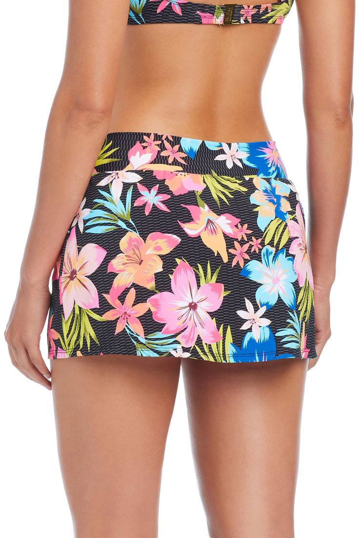 BLEU- WOMEN'S SWEET ESCAPE DRAPED SWIM SKIRT