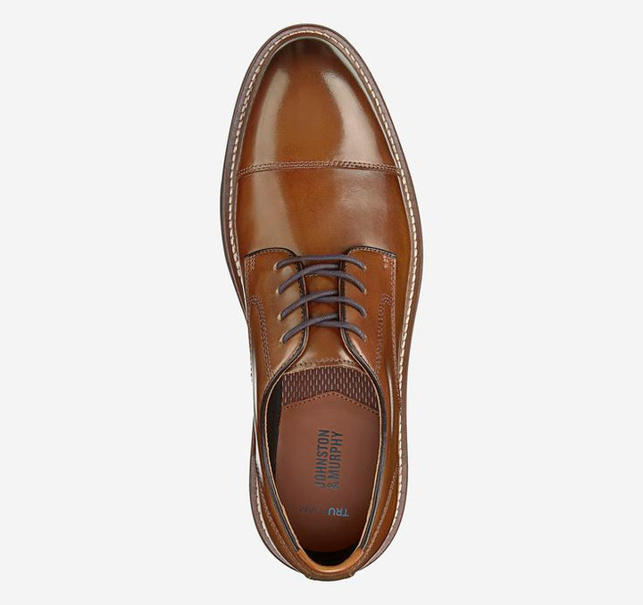 JOHNSTON & MURPHY- Men's Upton Dress Cap Toe Shoe