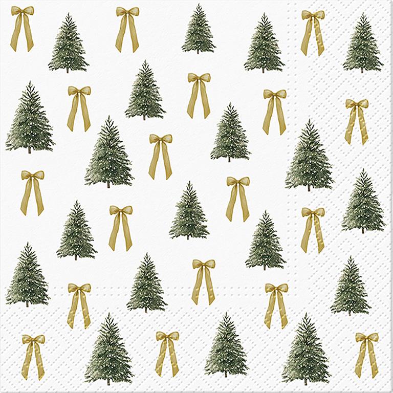 ABBOTT - RIBBON FOREST DINNER NAPKINS-12PK