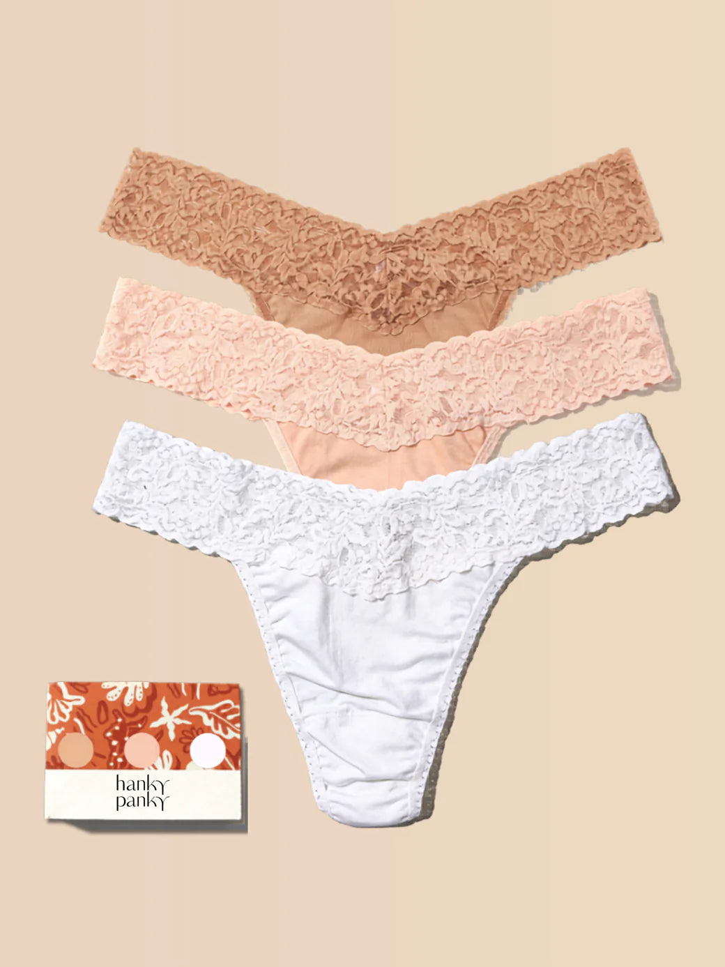 HANKY PANKY - COTTON ORIGINAL RISE 3 PACK