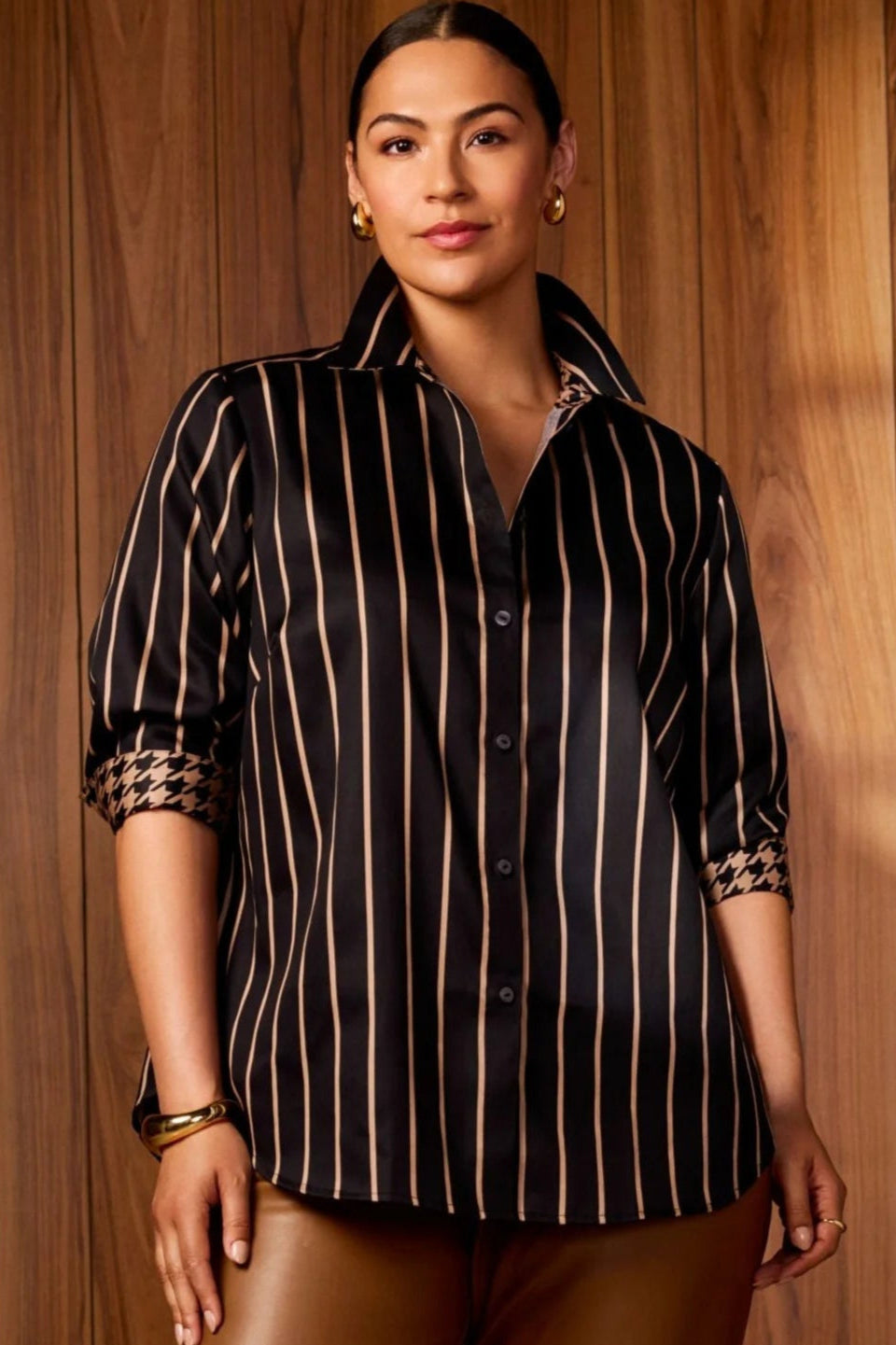 FOXCROFT - WOMENS Margie 3/4 Sleeve Shirt