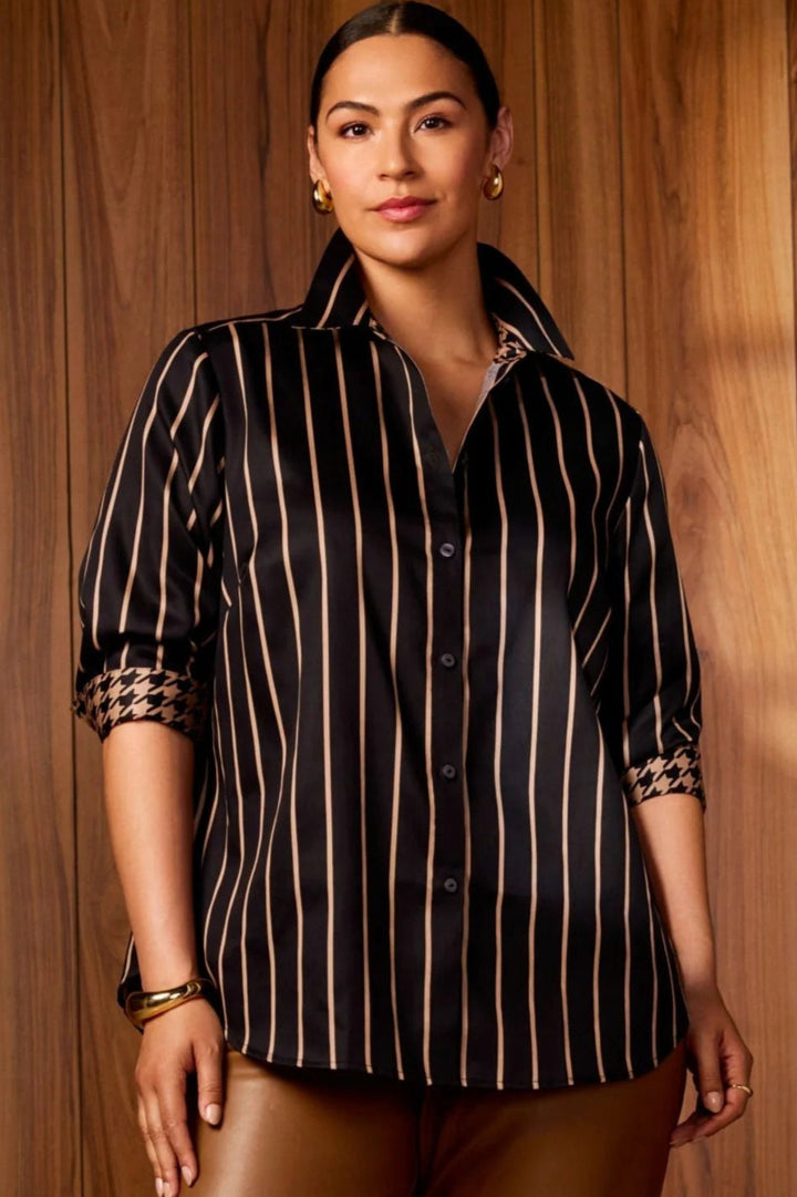 FOXCROFT - WOMENS Margie 3/4 Sleeve Shirt