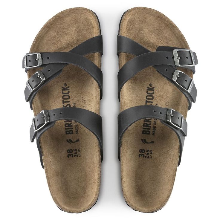 BIRKENSTOCK- FRANCA OILED LEATHER SANDAL