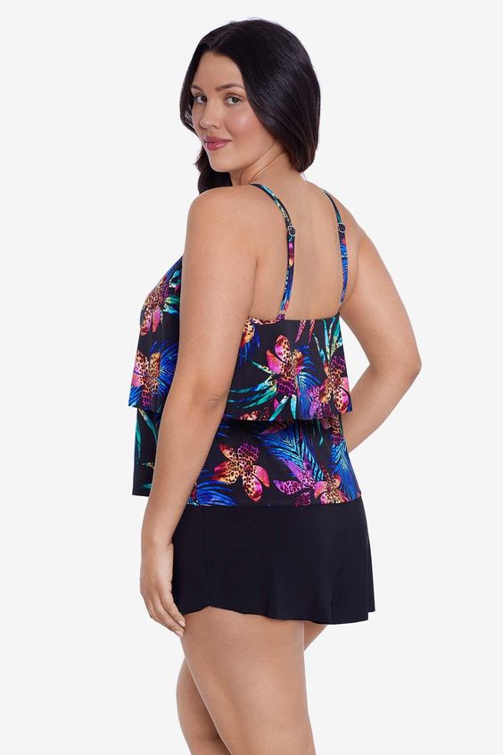 TRIMSHAPER- WOMEN'S 1PC ROXY SWIM ROMPER