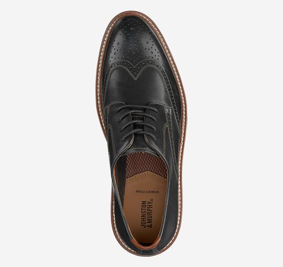 JOHNSTON & MURPHY- MEN'S UPTON WINGTIP DRESS SHOE