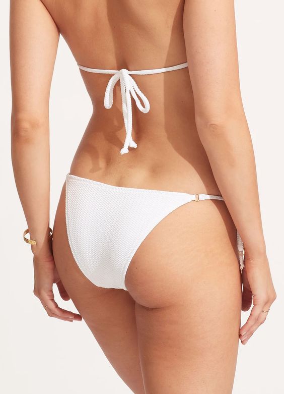 SEAFOLLY- LADIES SEA DIVE TIE SIDE RIP SWIM BOTTOM 