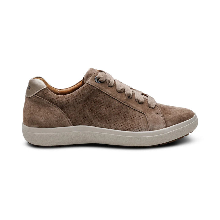 AETREX- WOMEN'S COURTNEY TAUPE LACE-UP SNEAKER