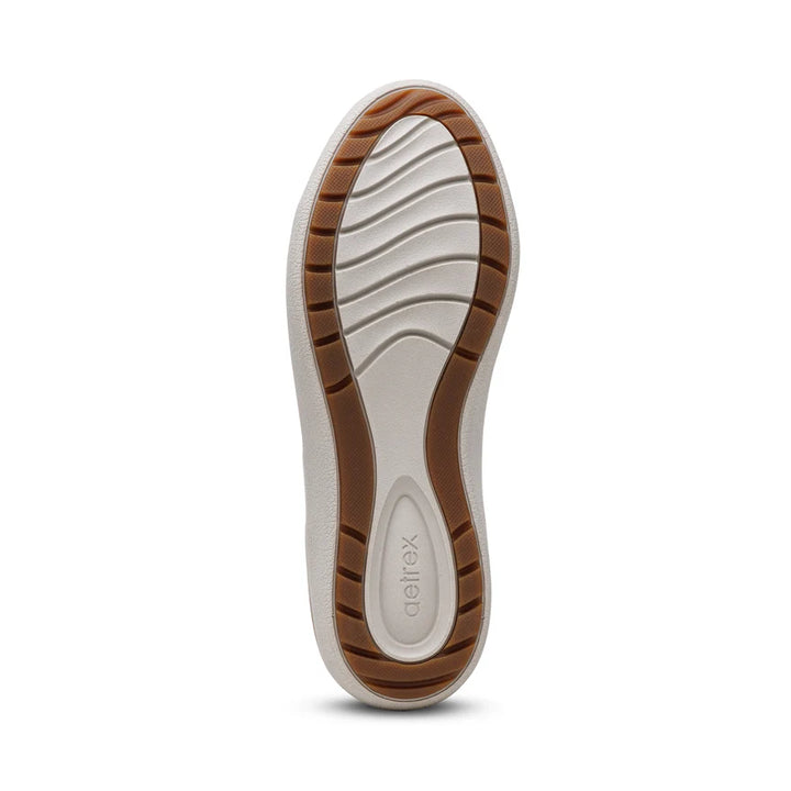 AETREX- WOMEN'S COURTNEY TAUPE LACE-UP SNEAKER