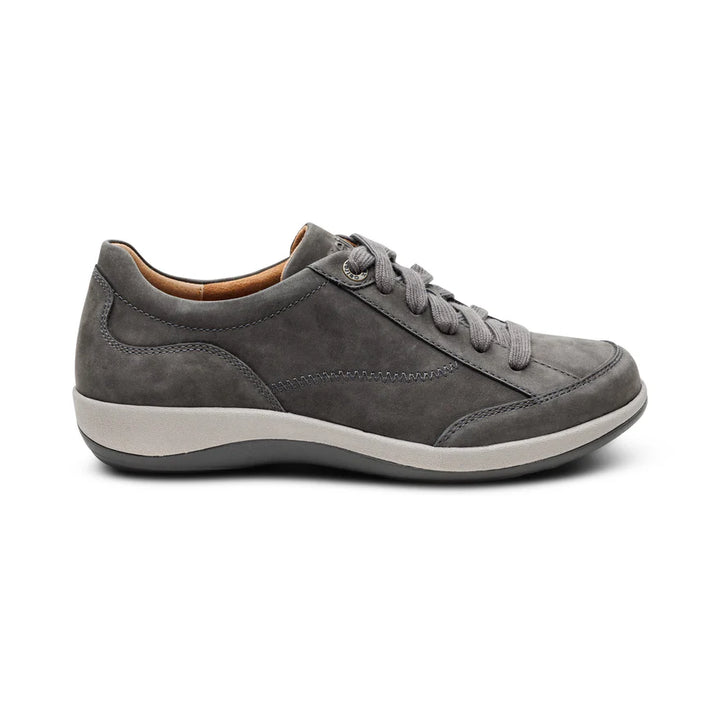 AETREX_ WOMEN'S DAHLIA CHARCOAL LACE-UP OXFORD SHOE