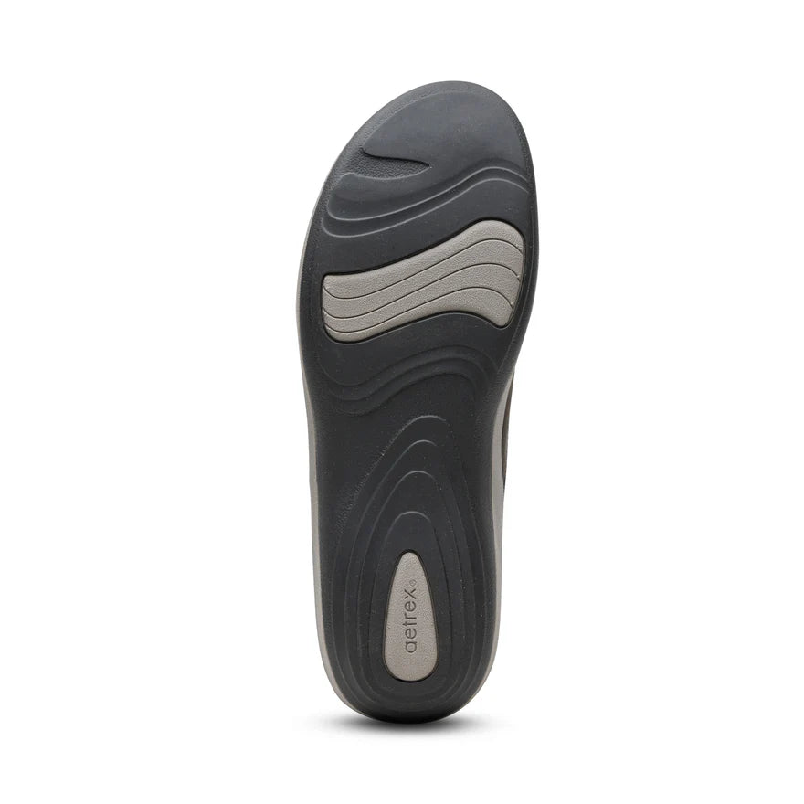 AETREX- WOMEN'S DAHLIA CHARCOAL LACE-UP OXFORD SHOE