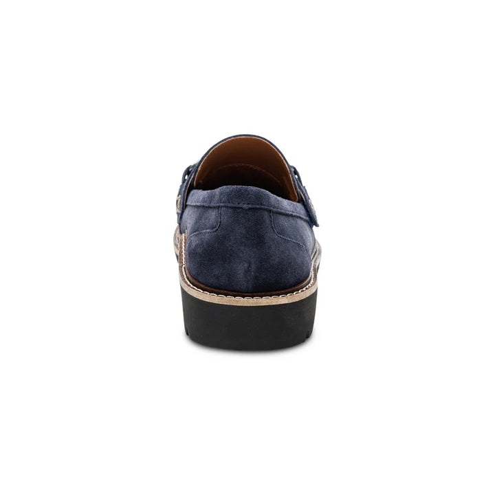 AETREX- WOMEN'S COLLETTE ARCH SUPPORT NAVY SUEDE LOAFER
