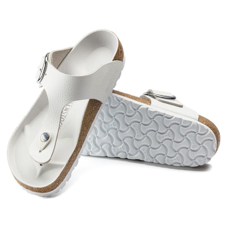 BIRKENSTOCK- GIZEH BIG BUCKLE LEATHER SANDAL