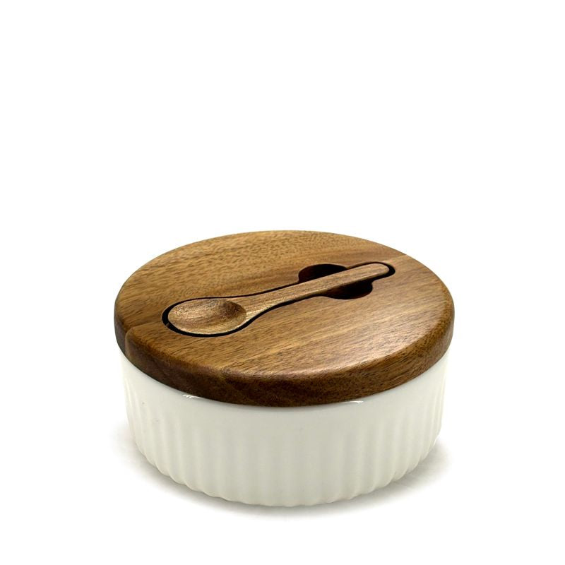 BIA - DIV. SALT KEEPER W/ SPOON